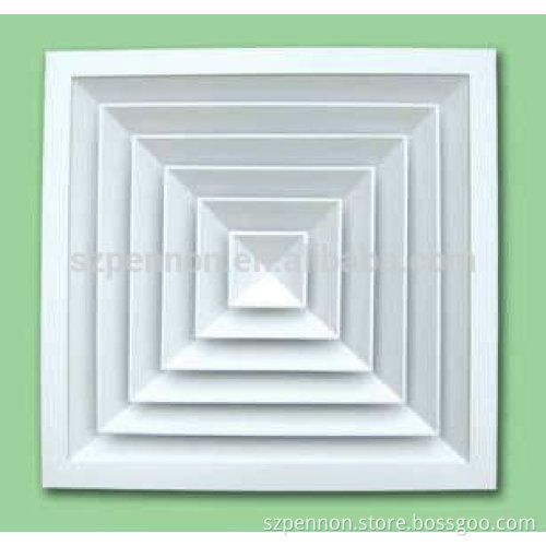 Air conditioner ceiling diffuser